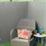 Nature Garden zaslon dvojno v višini 1x3 m PVC siva