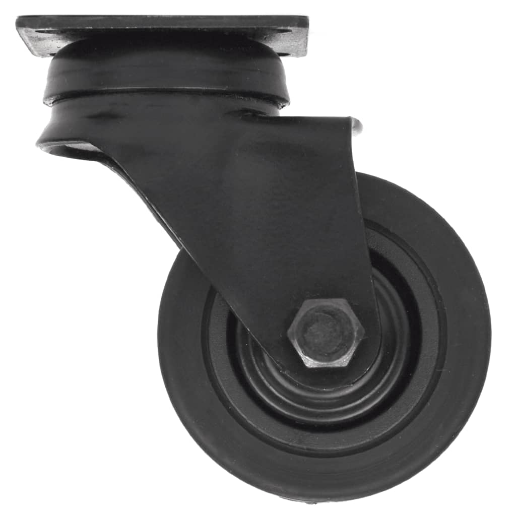 Mac Lean 4 St Zwenkwiel 75 mm sort