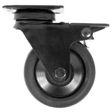Mac Lean 4 St Zwenkwiel with REM 75 mm Black