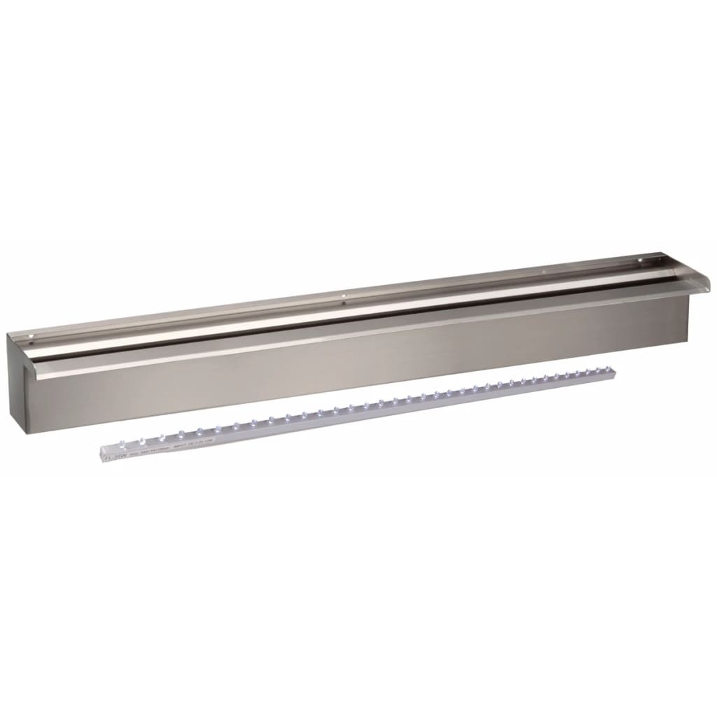 Ubbink Ubbink Niagara slap z LED osvetlitvijo 90 cm nerjaveče jeklo