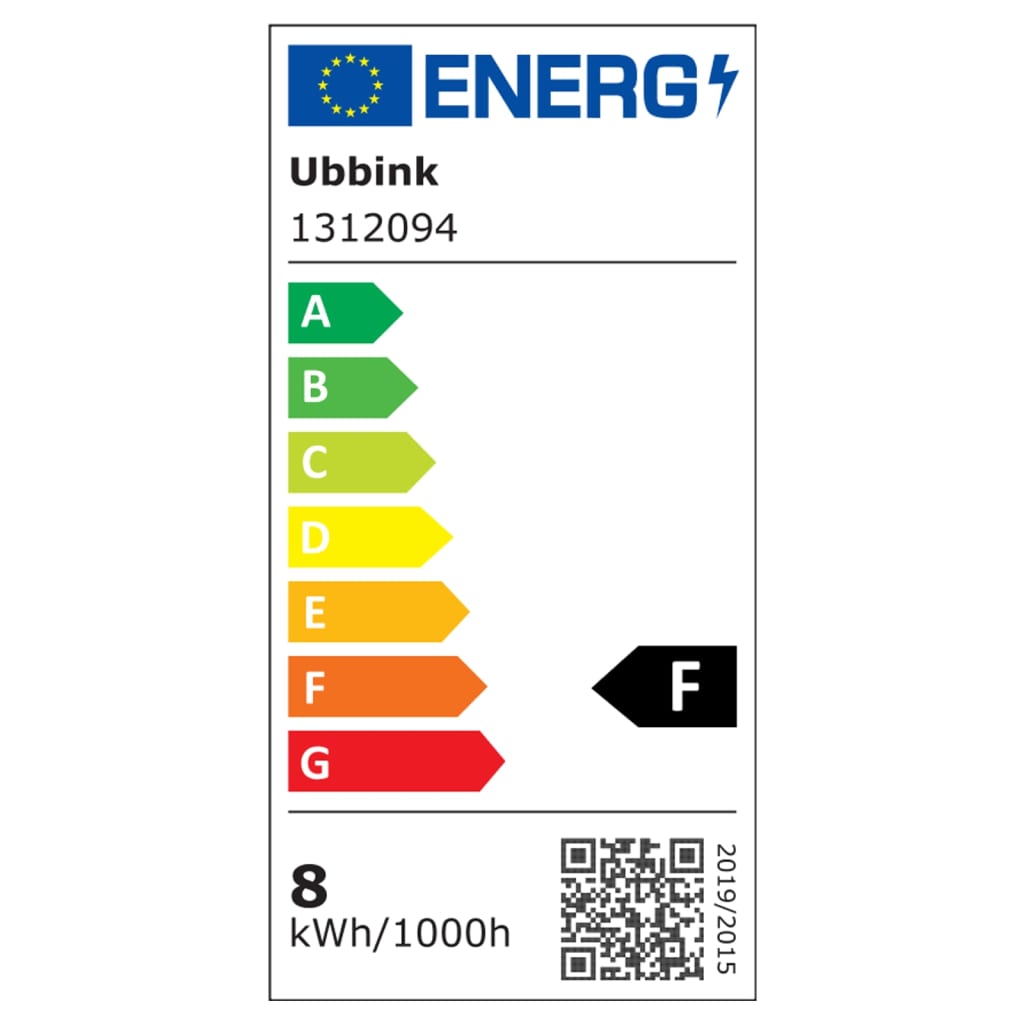 Ubbink Ubbink Niagara slap z LED osvetlitvijo 90 cm nerjaveče jeklo