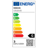 Ubbink light strip with 20 LEDs 30 cm white 1312115