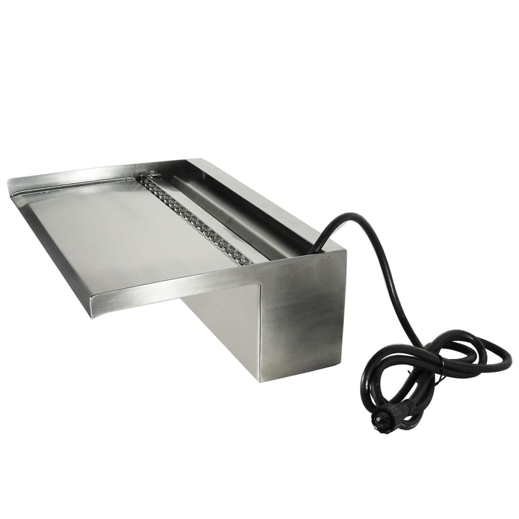 Ubbink Ubbink slap z LED -ji Niagara 90 cm nerjaveče jeklo 1312126