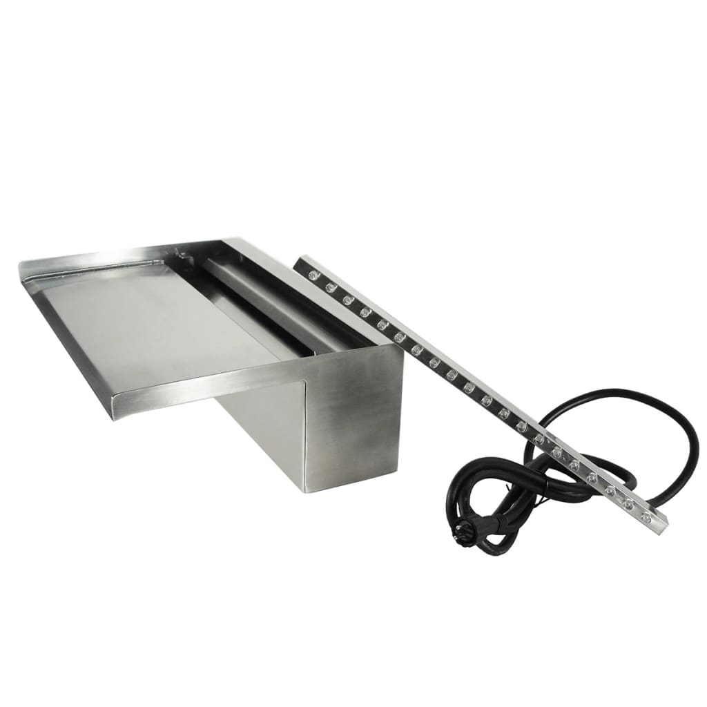 Ubbink Ubbink slap z LED -ji Niagara 90 cm nerjaveče jeklo 1312126