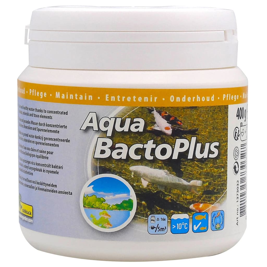 Ubbink Ubbink Vijverwater Behandlung Aqua Bacto plus 400 ml fir 80000 L