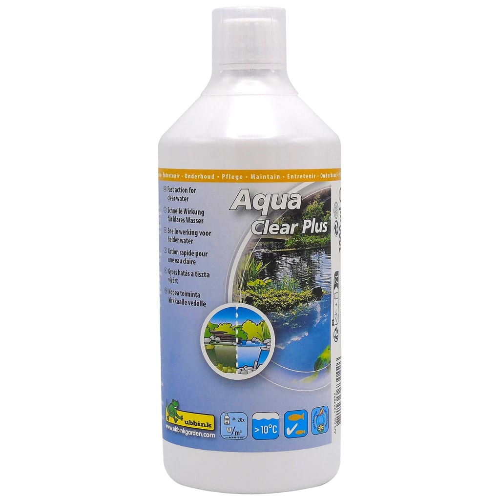 Ubbink Ubbink Vijverwater Bequity Aqua Kloer PLUS 1000 ml fir 20000 l