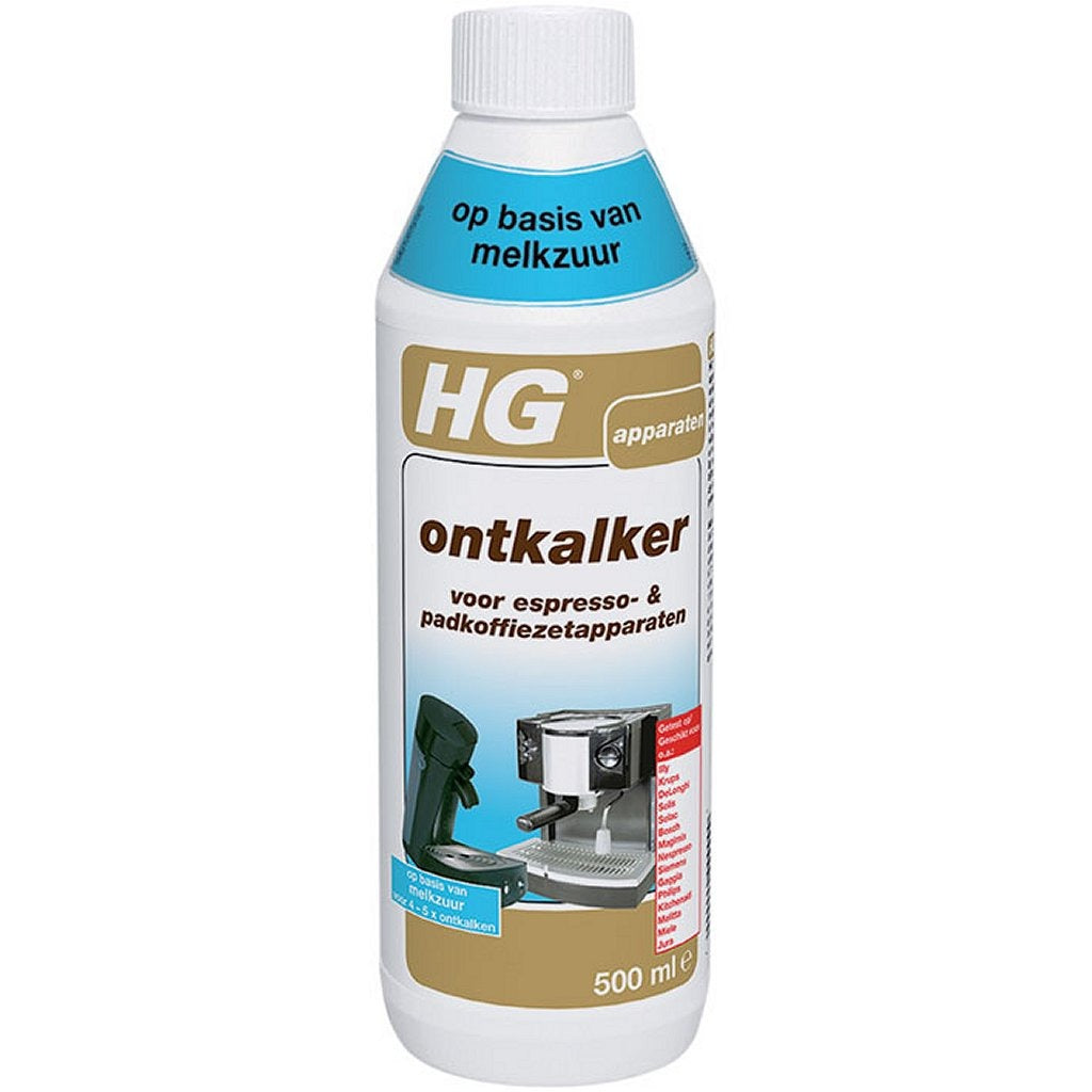 Hg kávová stroj Descaler mléčná kyselina 0,5 l