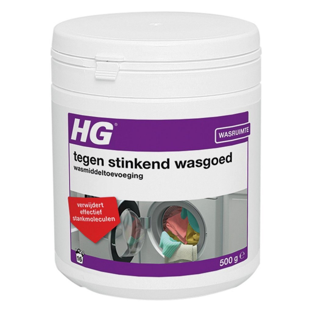 HG -vaskemiddelafhængighed mod stinkende vaskeri 500 g