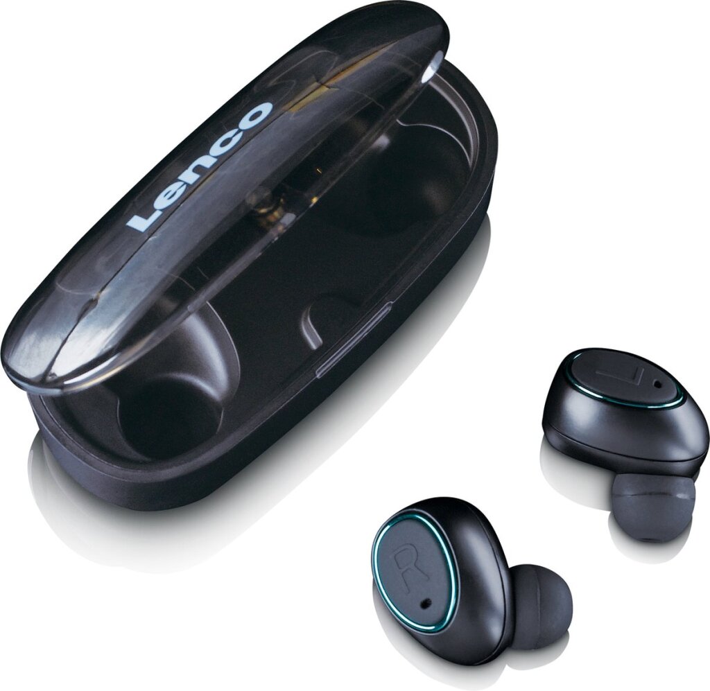 Lenco EPB410 Bluetooth IPX4 TWS Sluchátka s černou powerbank
