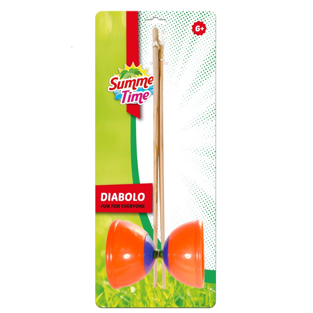 Poletno diabolo oranžno modro