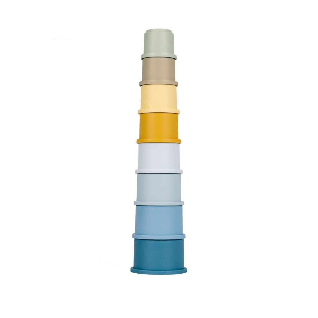 Little Dutch Stacking cups blue