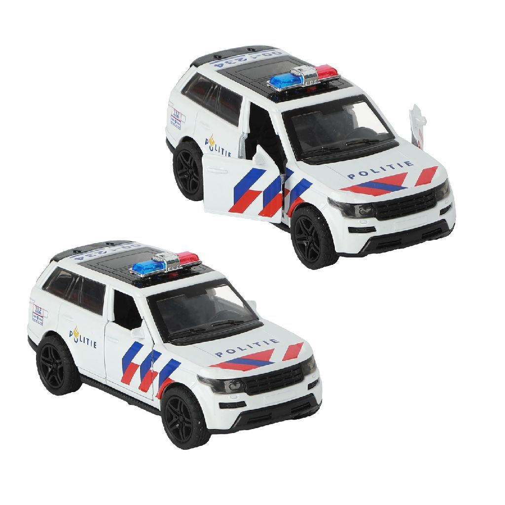 112 Pull-back Police SUV 1:36 + Light and sound