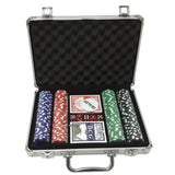 Clown Games Poker Set In Aluminum Case