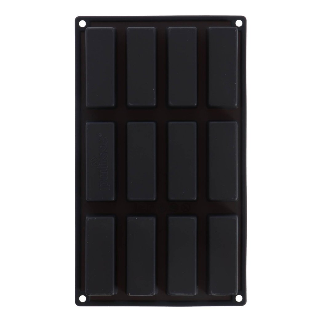 Patisse Mini Cake Form 12 VAKS 29x17 cm Silicona negra