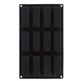 Patisse Mini Cake Form 12 VAKS 29x17 cm Silicona negra