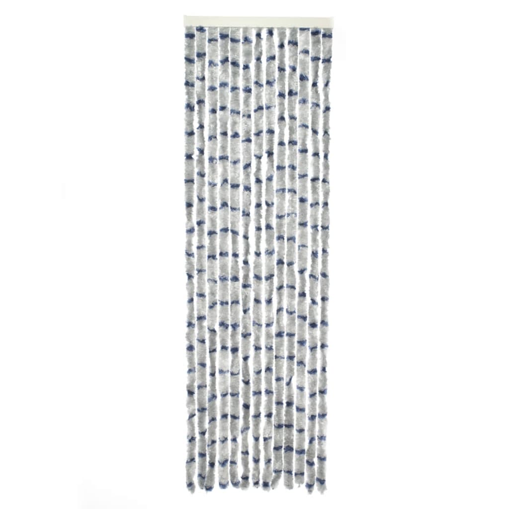 Reesender Reesrepellfe fléissend Curtain Chenan Stripe 185x56 cm Grey a blo