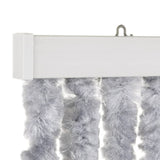 Reesender Reesrepellfe fléissend Curtain Chenan Stripe 185x56 cm Grey a blo