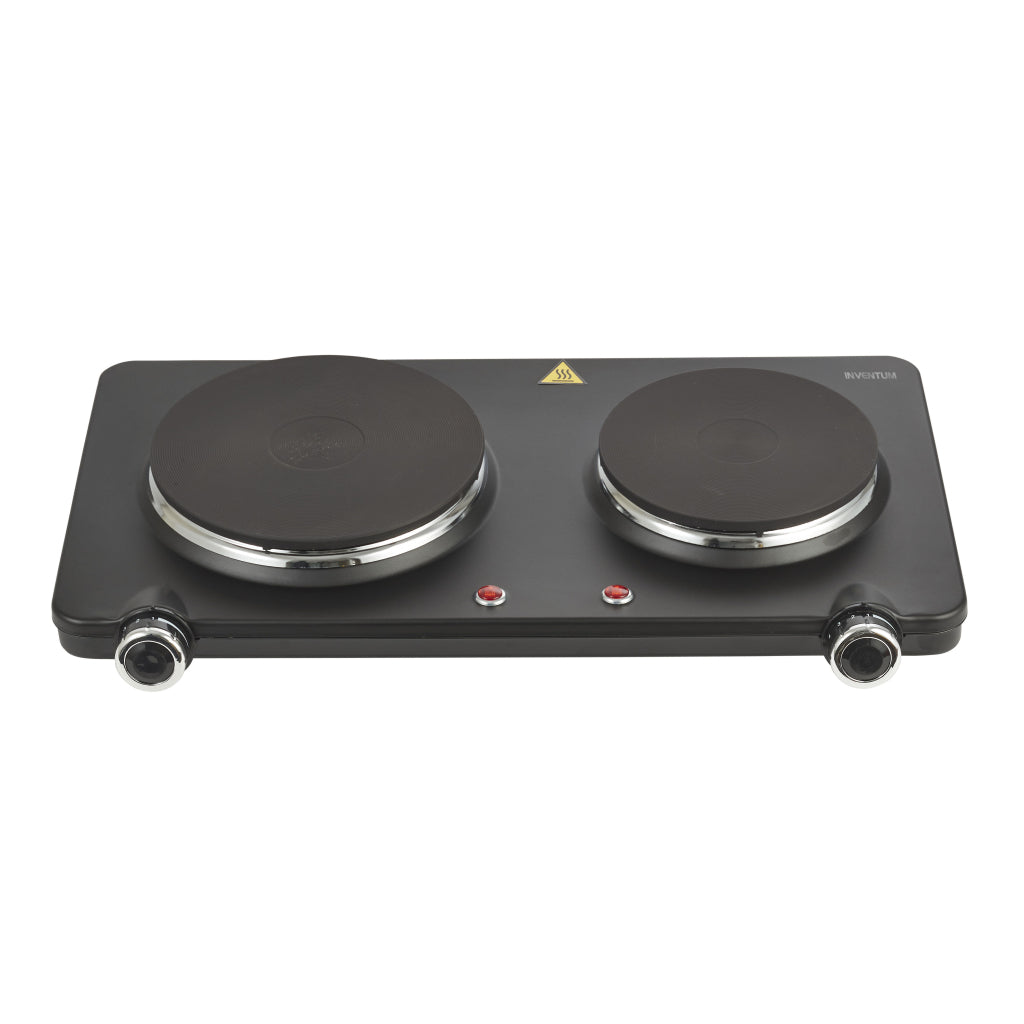 Inventum Inventum KP602B ELEKTRISK 2-BENNER HOB Sort