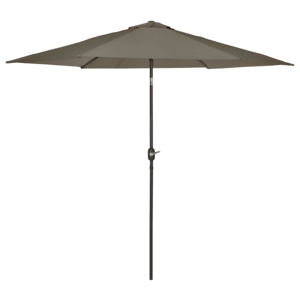 Madison Parasol Tenerife Round 300 cm grå