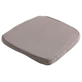 Cuscino di sedile Madison per sedia da giardino di vimini Panama 48x48 cm taupe