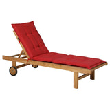 Madison Lounger Cushion Panama 200x60 cm Brick Red