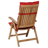 Madison chair cushion with high back panama 123x50 cm brick red