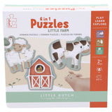 Little Dutch Farm 6in1 Puzzle 3-5 stycken