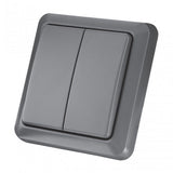 Click click Wireless Double Wall Switch for Outdoor
