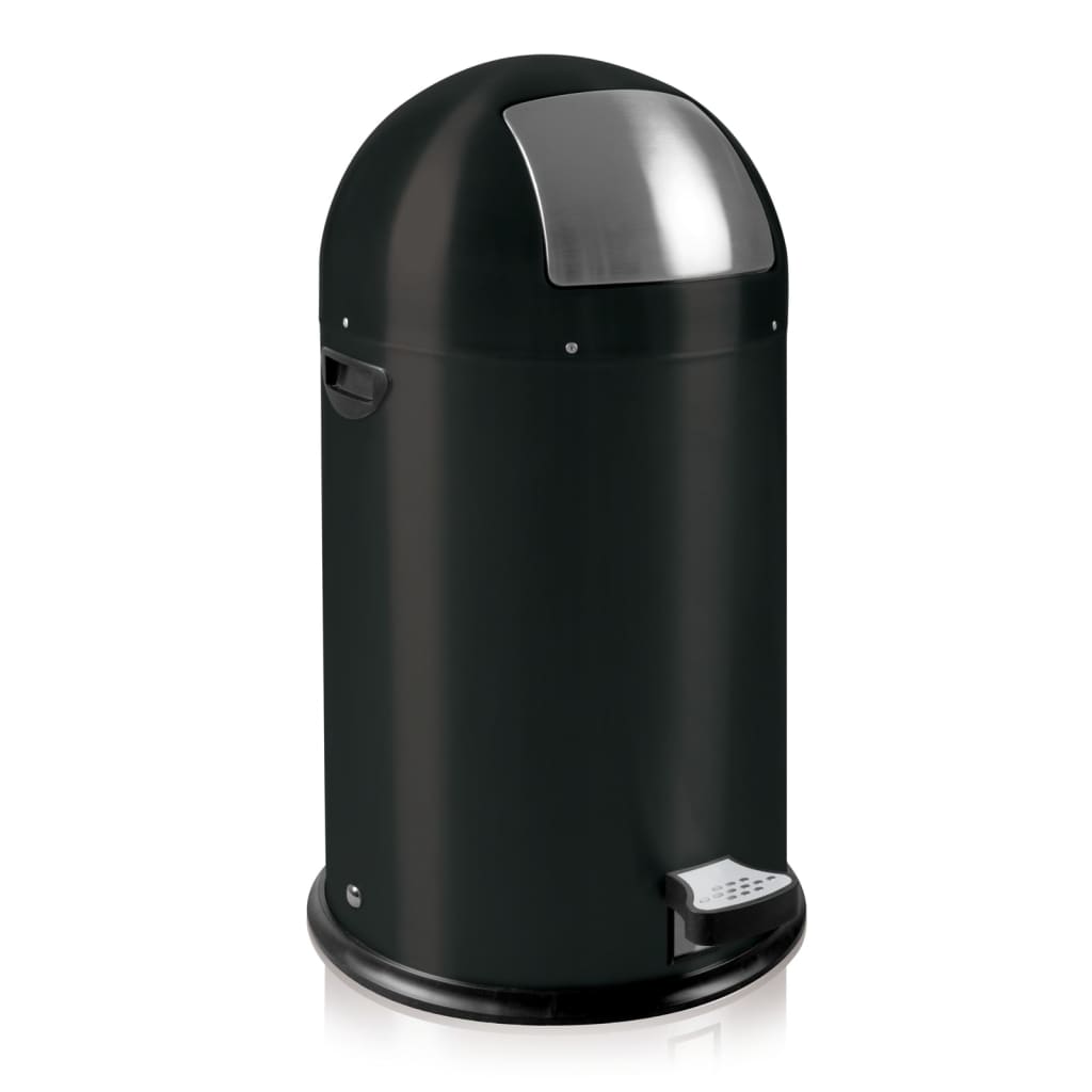 Eko afvalbak kickcan 33 l matzwart