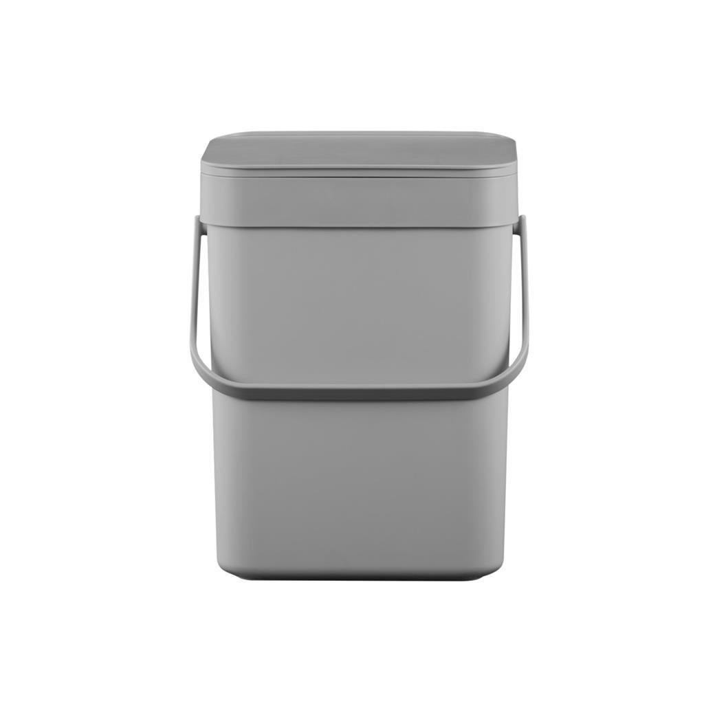 Eko puro ii 5l afvalemmer grijs