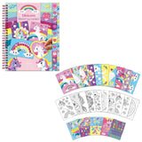 Totum sticker book Sticking at Number Eenhoorn