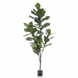 Smeraldo smeraldo pianta artificiale viola foglia di viola 160 cm