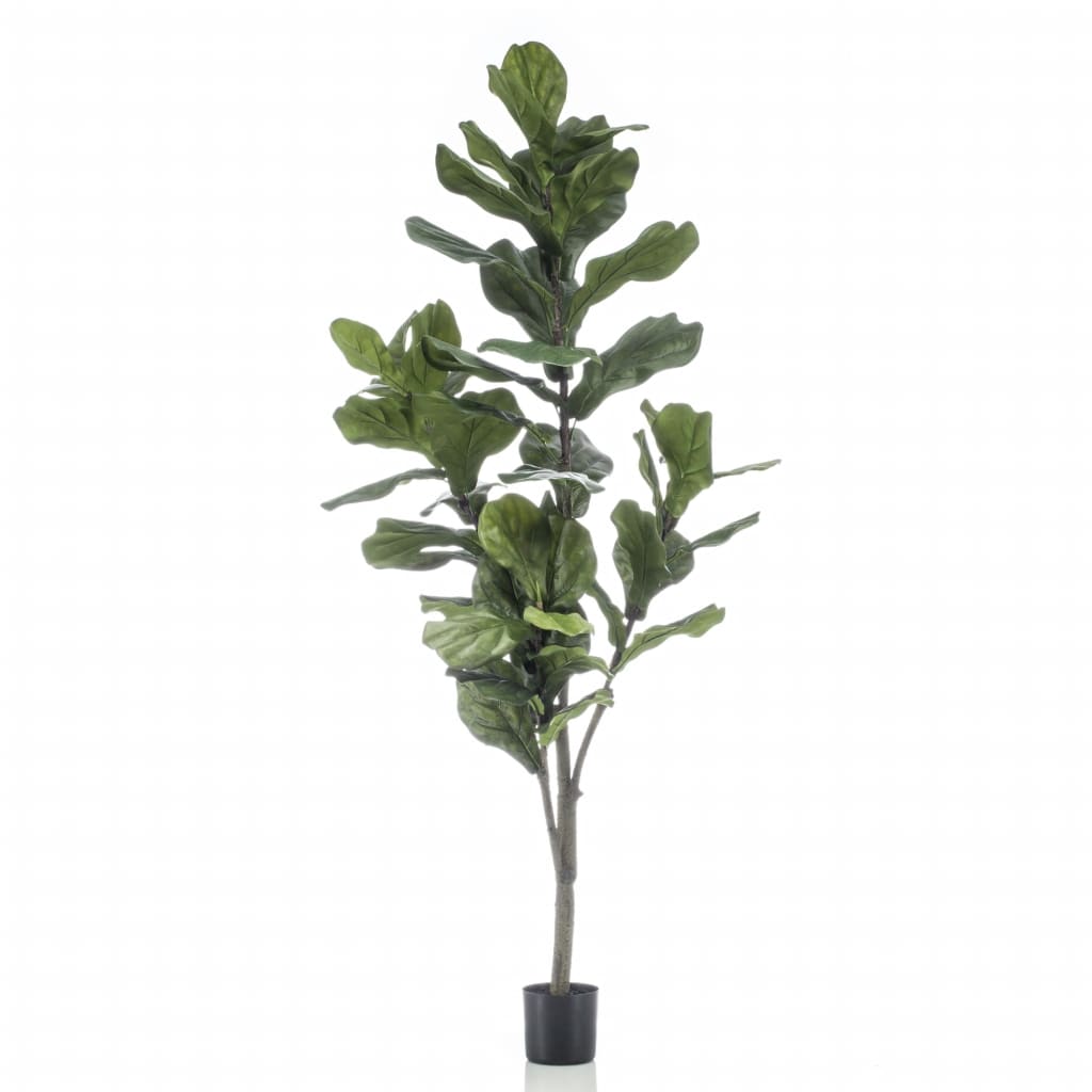 Smeraldo smeraldo pianta artificiale viola foglia di viola 160 cm