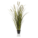 Emerald kunstplant in pot kattenstaartgras 100 cm