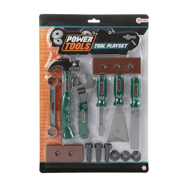 TOI-TOYS TOY TOOL SET, 13DLG.