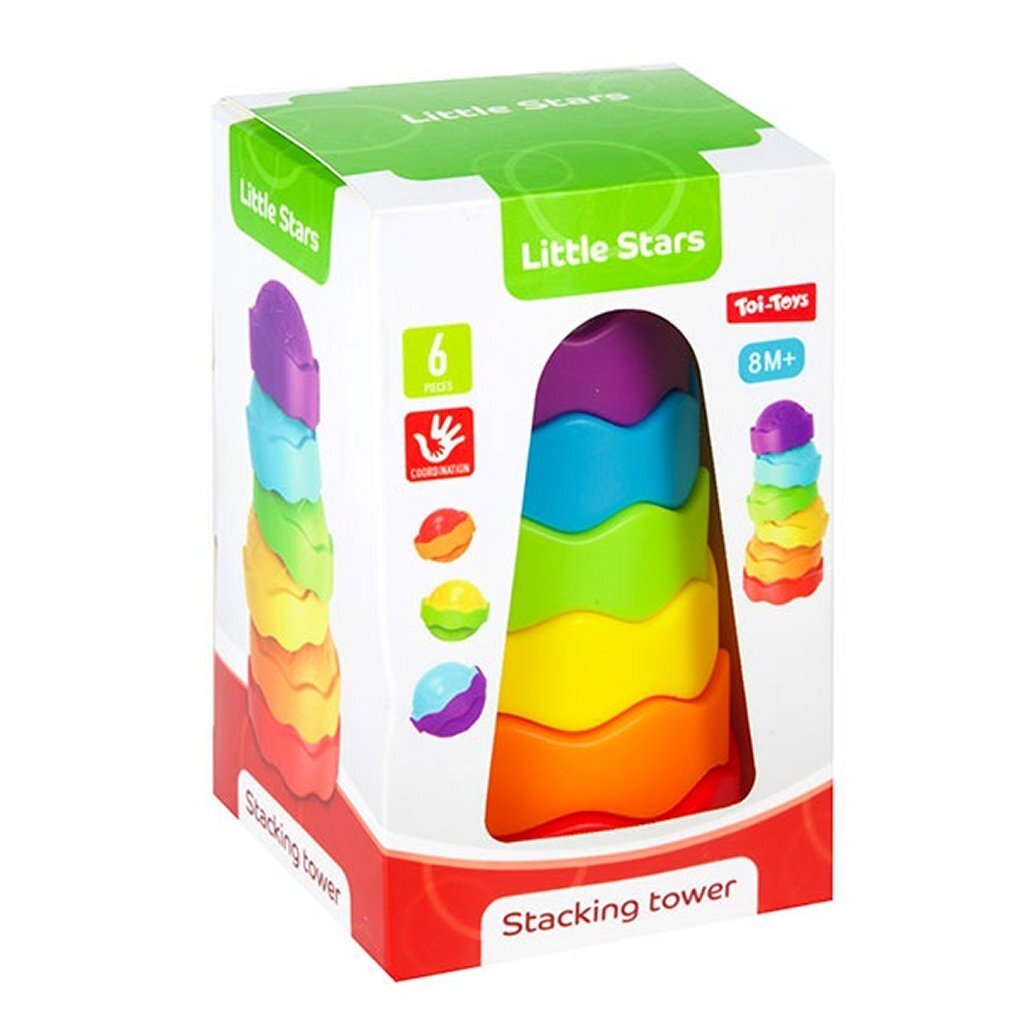 Little Stars Stack Tower Tower Cake a 6 pezzi