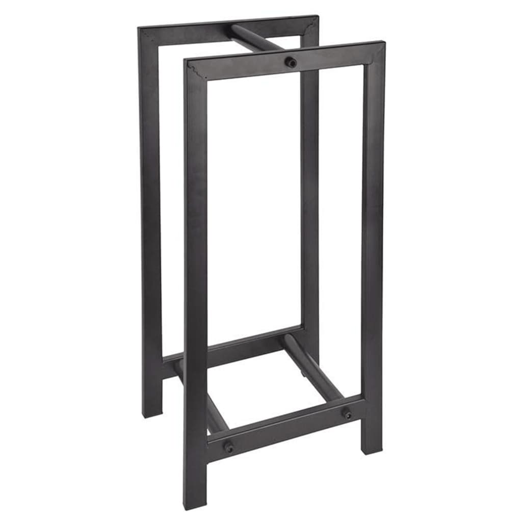 Esschert design houtopslagrek zwart