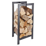 Esschert design houtopslagrek zwart