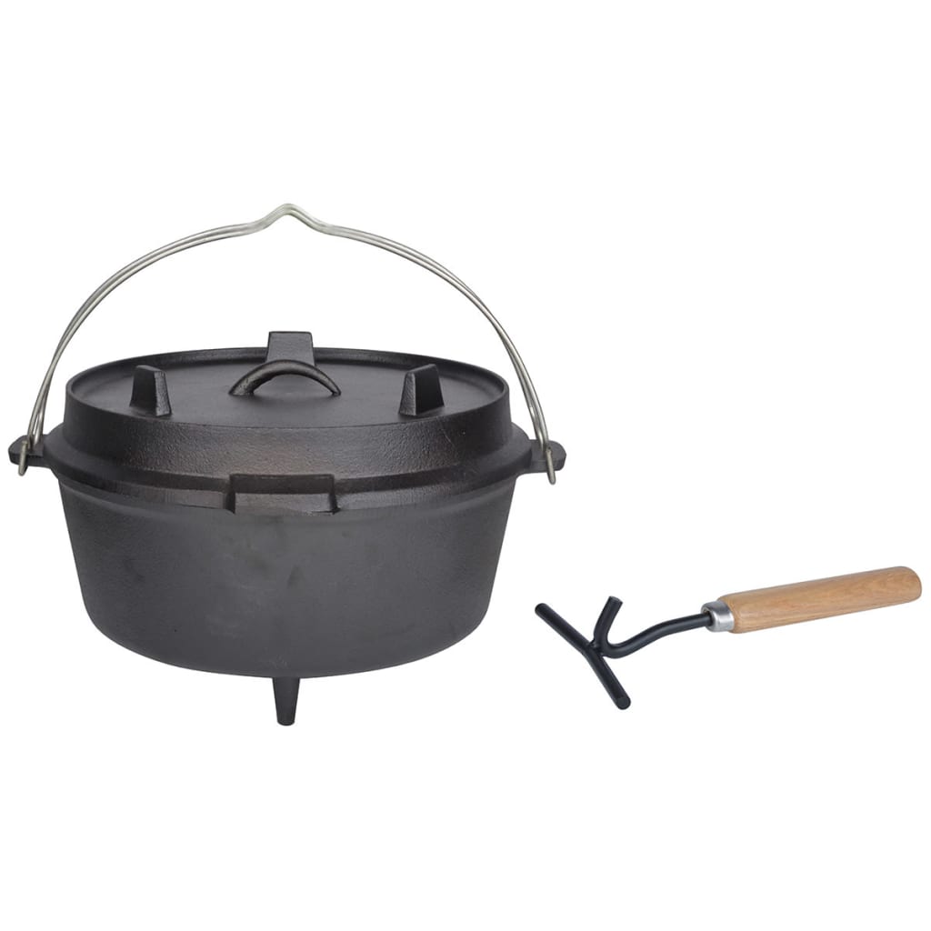 Esschert design sudderpot gietijzer 6,5 l zwart ff235