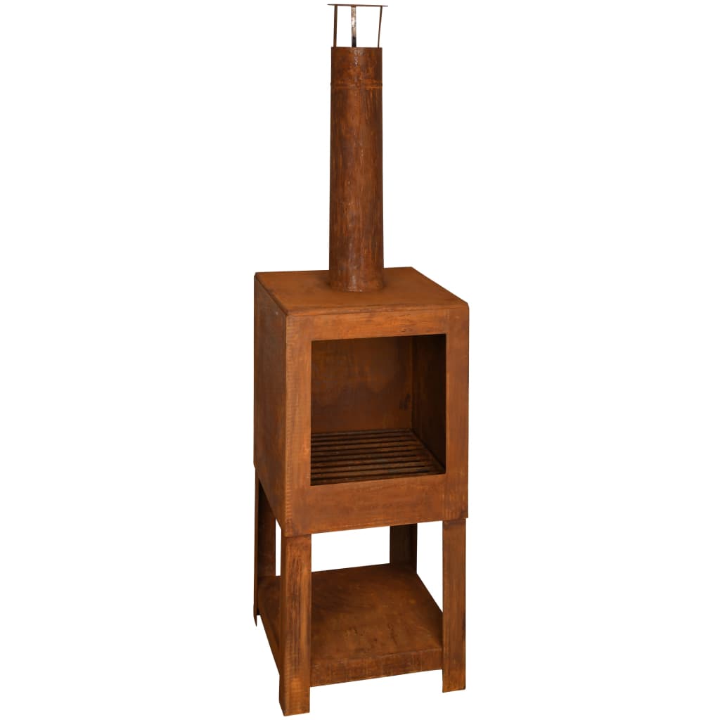 Esschert Design Esschert Design Garden Fiche avec rangement en bois Rust-Colored FF298