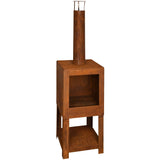 Esschert Design Esschert Design Garden Fiche avec rangement en bois Rust-Colored FF298