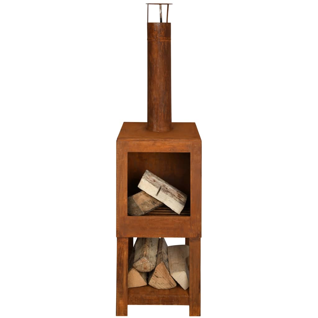 Esschert Design Esschert Design Garden Fiche avec rangement en bois Rust-Colored FF298