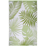 Esschert design buitenkleed 241x152 cm jungle bladeren oc22