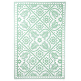 Esschert Design Esschert Design dywan zewnętrzny 182x122 cm zielony i biały