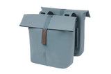 Basil Tas City Double Vegan Leather | Graphite Blue