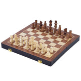 Podstawowa drewniana gra szachowa 38,5x38,5x5,8 cm