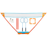 GO GO GO GO GO Instant Badminton Play set azul y naranja