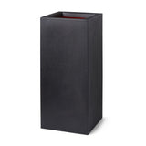 Capi Capi Planter Urban Smooth Rectangular 36x79 cm Black