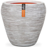 Capi Flowerpot Nature Rib Haken 42x38 cm Elfenbein -gelöschtes Kofi362