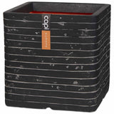 Capi Capi Planter Nature Row Square 30x30 cm Anthracite KRWZ902